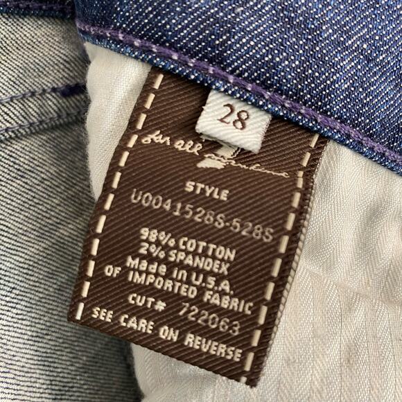 7 For All Mandkind Gwenevere Jeans Womens 28 Medium Wash Super Skinny - Picture 8 of 9